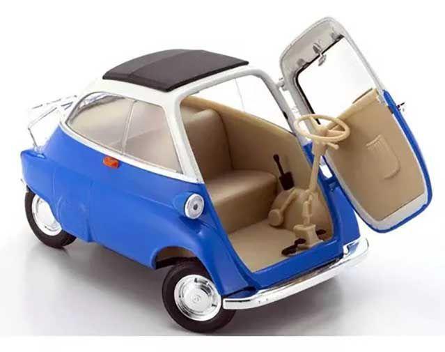 Miniatura Micro Carro Bmw Isetta 1955 Vermelha 1/18 Welly